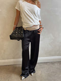 Soulstar Satin Pants Black