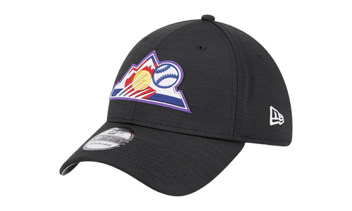 39THIRTY Colorado Rockies 2023 Clubhouse Flex Fit Hat Black / Grey - Under Brim NE854