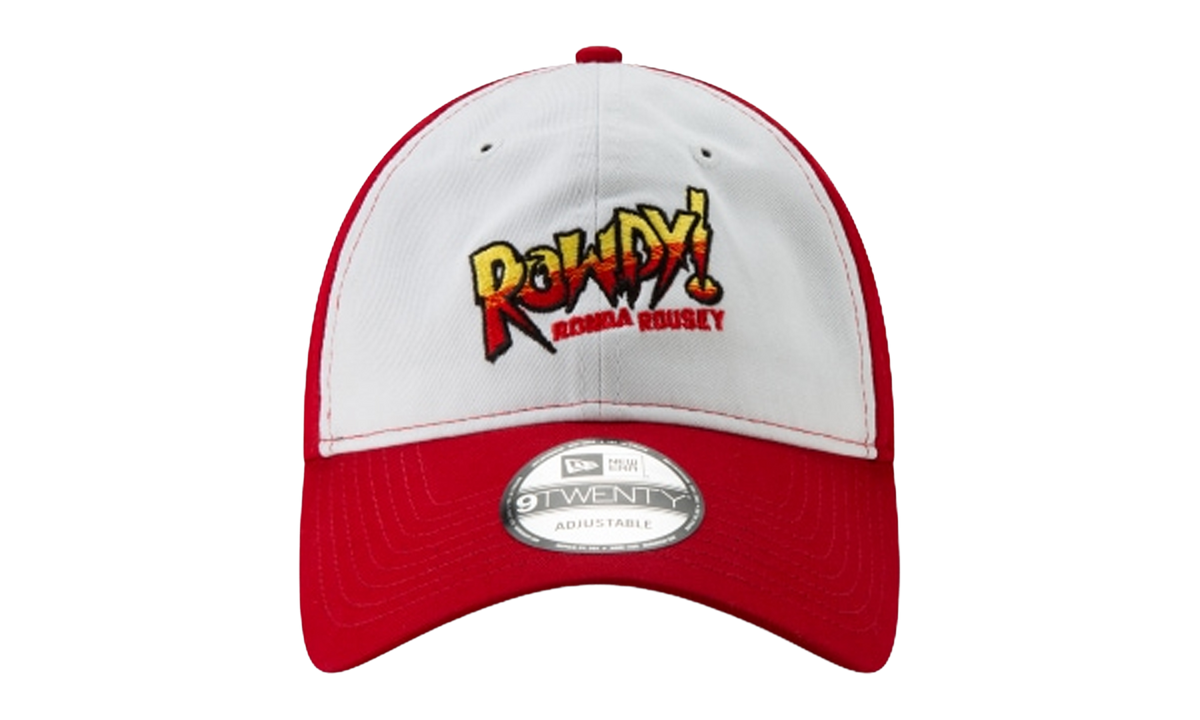 9TWENTY Ronda Rousey Adjustable Hat Gray and Red / Red - Brim NE1006