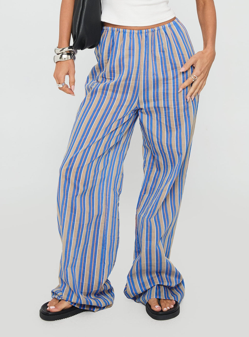 Limestone Pants Blue Multi