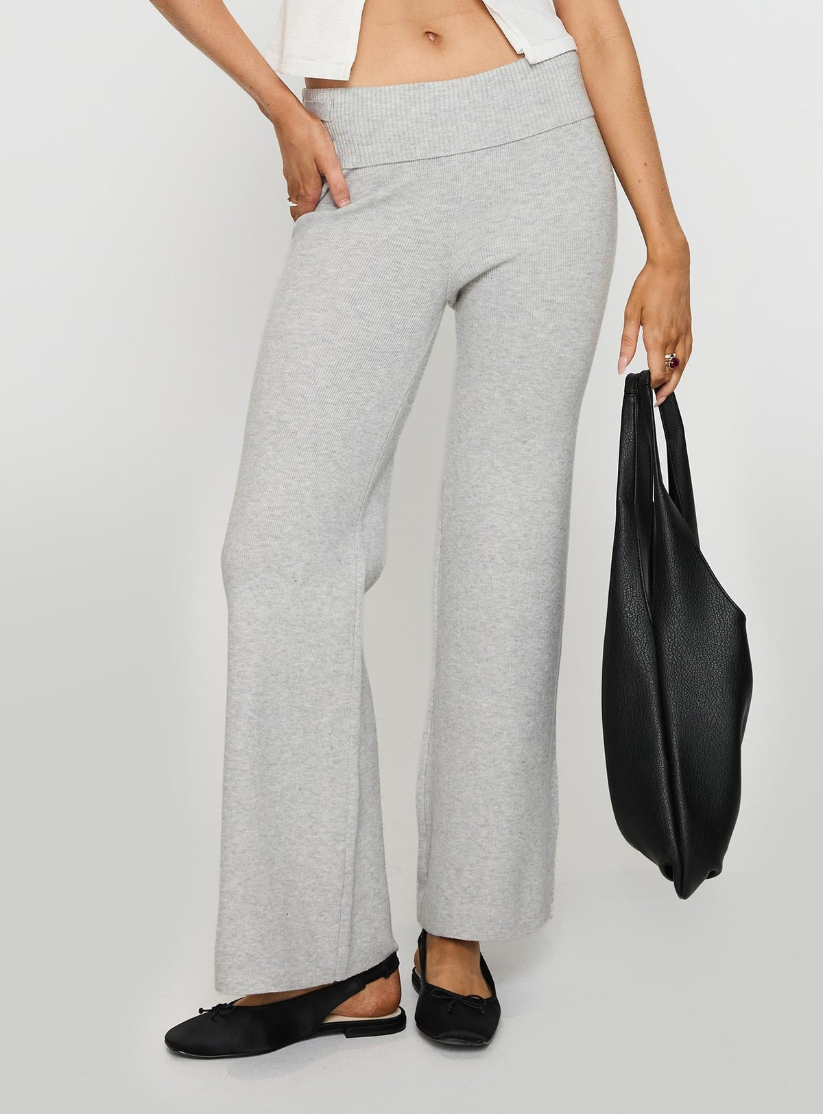 Try Me Knit Pants Grey