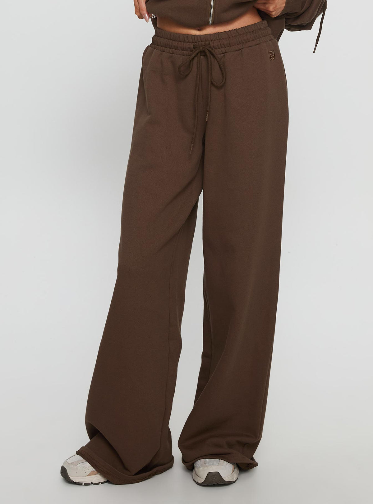 All Day Straight Leg Sweatpants Chocolate Brown
