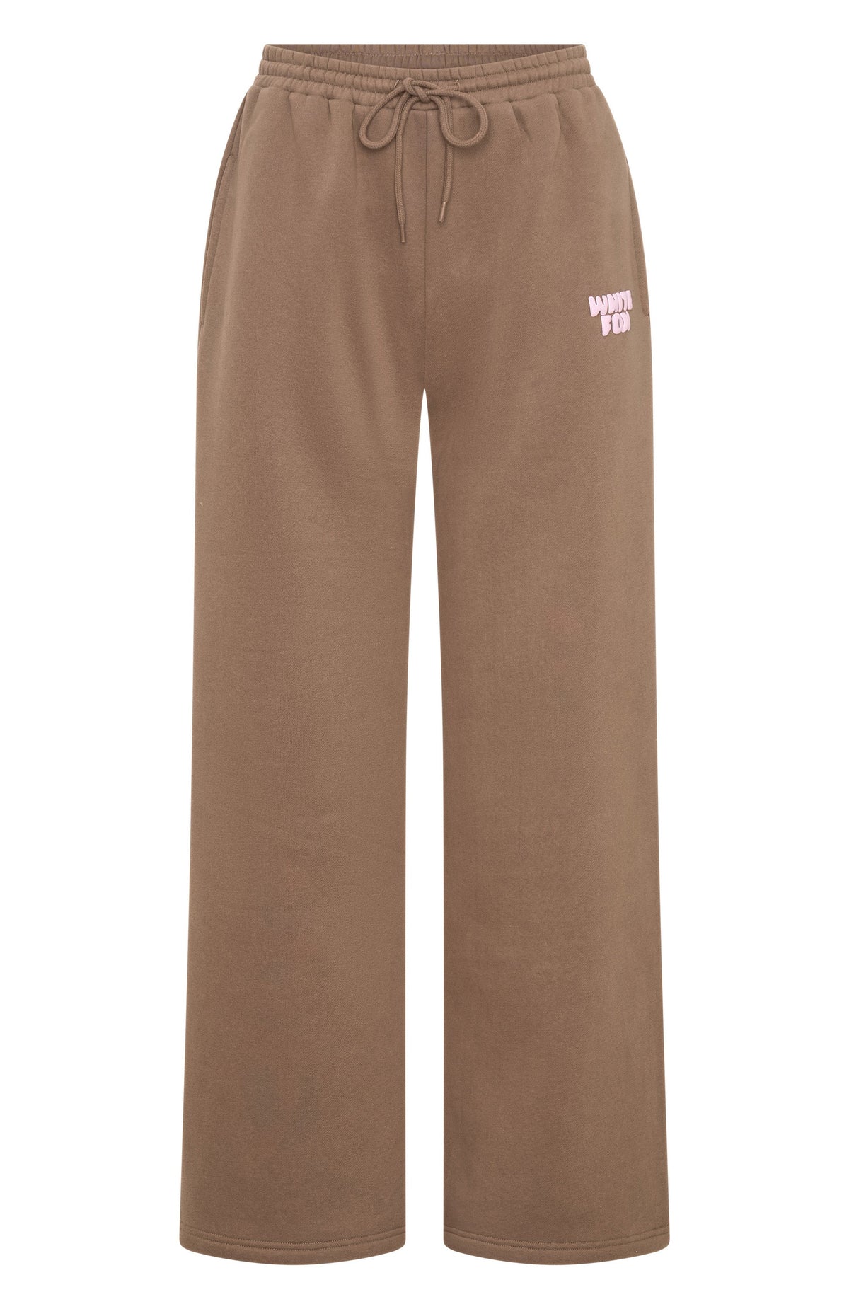 11th Street City Girl At Heart Wide Leg Sweatpants Cinnamon Bun