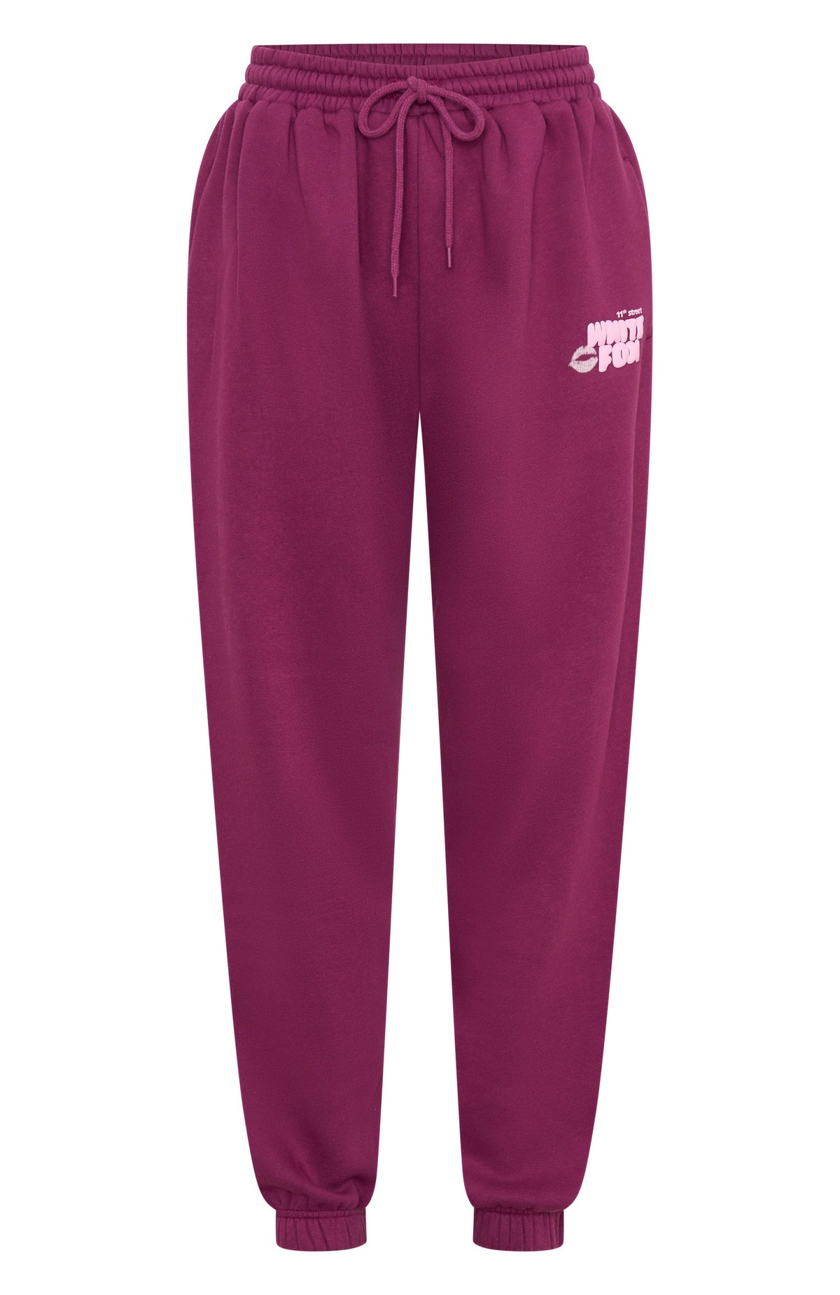 11th Street Sweet Kisses Sweatpants Very Berry