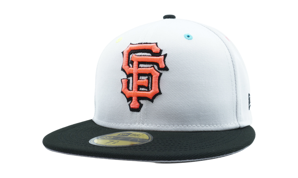 59FIFTY San Francisco Giants 2014 World Series Fitted Hat White / Black - Brim / Grey - Under Brim NE832