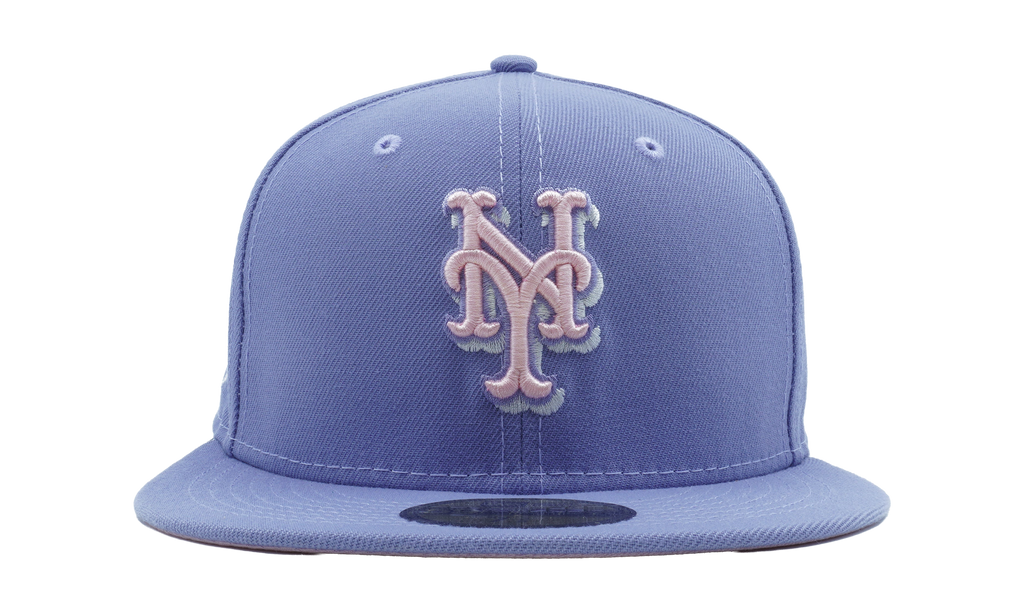59FIFTY New York Mets 2015 World Series Fitted Hat Lavender NE1070
