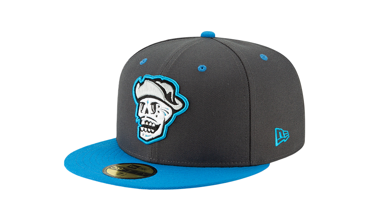 59FIFTY Las Vegas Aviators Theme Night Fitted Hat Dark Grey / Blue - Visor NE723