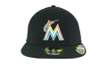59FIFTY Miami Marlins 2018 Home Low Profile Authentic Fitted Hat Black NE997