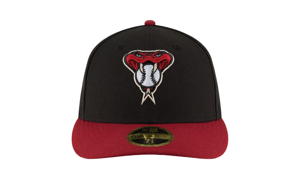 59FIFTY Arizona Diamondbacks 2017 Low Profile Authentic Fitted Hat Black / Red - Brim NE964