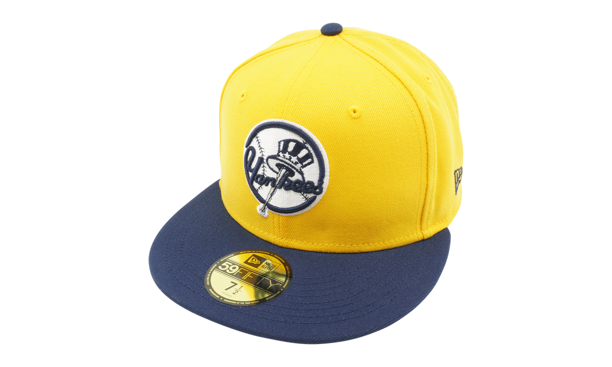 59FIFTY New York Yankees 2-Tone Color Pack Fitted Hat Yellow / Navy - Brim NE914