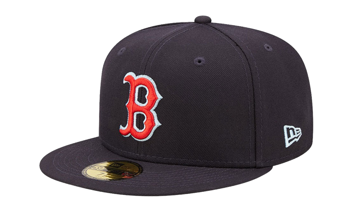 59FIFTY Boston Red Sox 2007 World Series Cloud Under Fitted Hat Navy / Sky Blue Cloud - Under Brim NE813