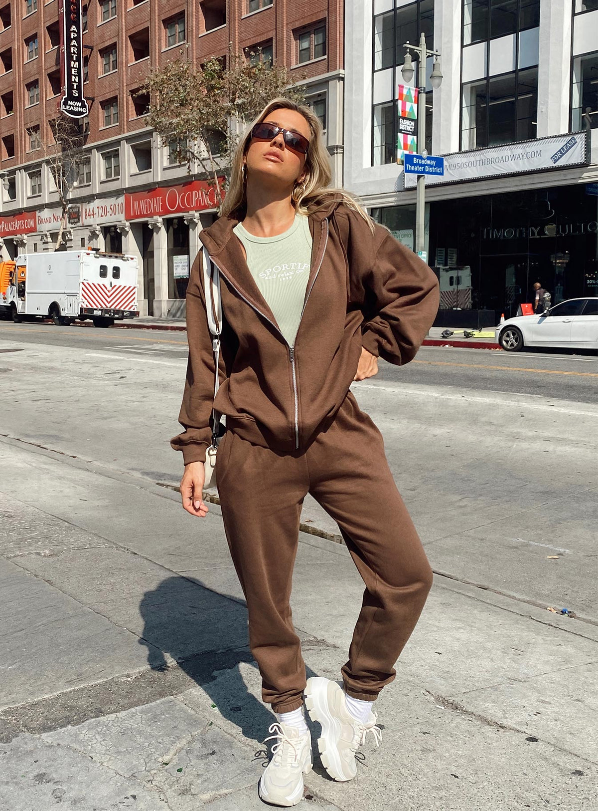 Renna Track Pants Brown