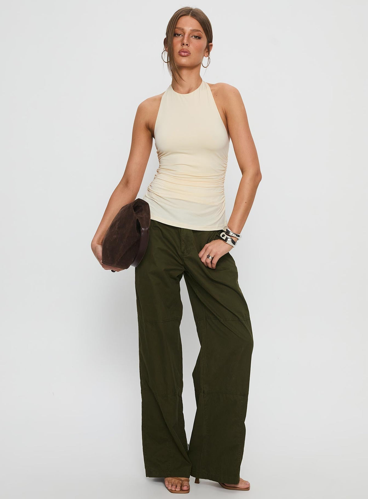 Ravenscroft Cargo Pant Washed Dark Khaki