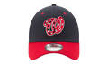 39THIRTY Washington Nationals Flex Fit Hat Black / Red - Visor NE618