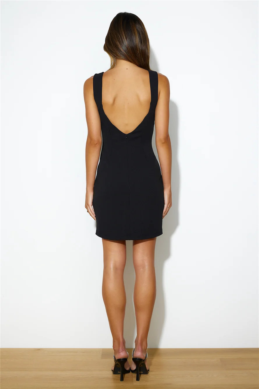 Want It Proper Dress Black