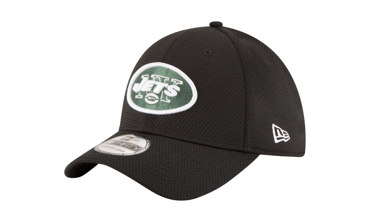 39THIRTY New York Jets Sideline Tech Stretch Fit Hat Black NE591