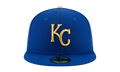 59FIFTY Kansas City Royals Authentic Fitted Hat Blue NE953