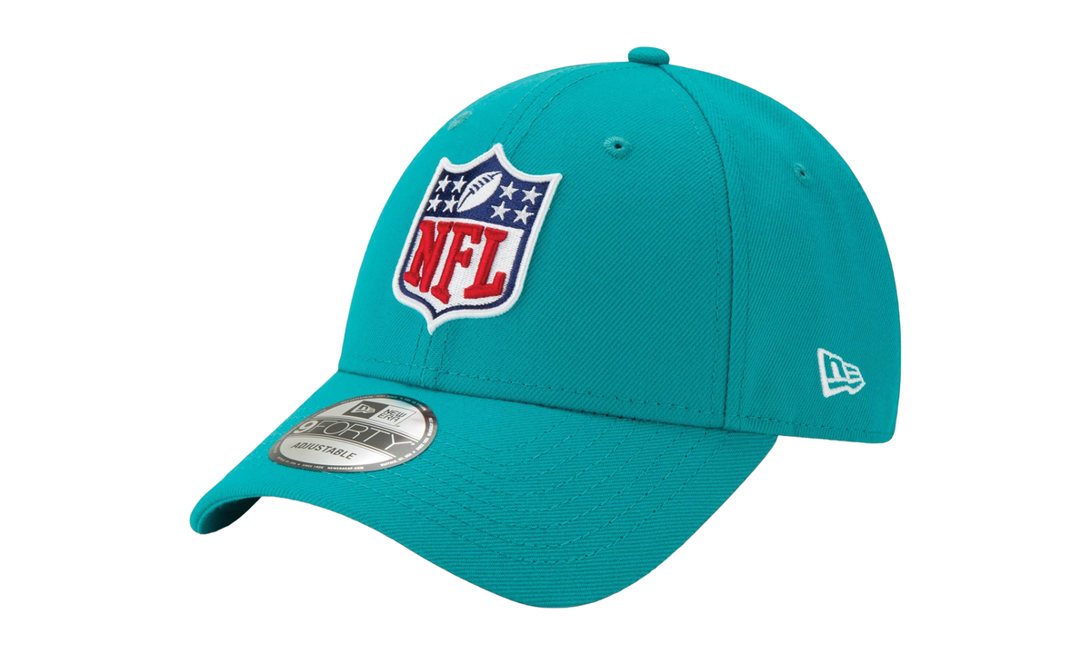 9FORTY Shield Logo Strapback Hat Teal NE574