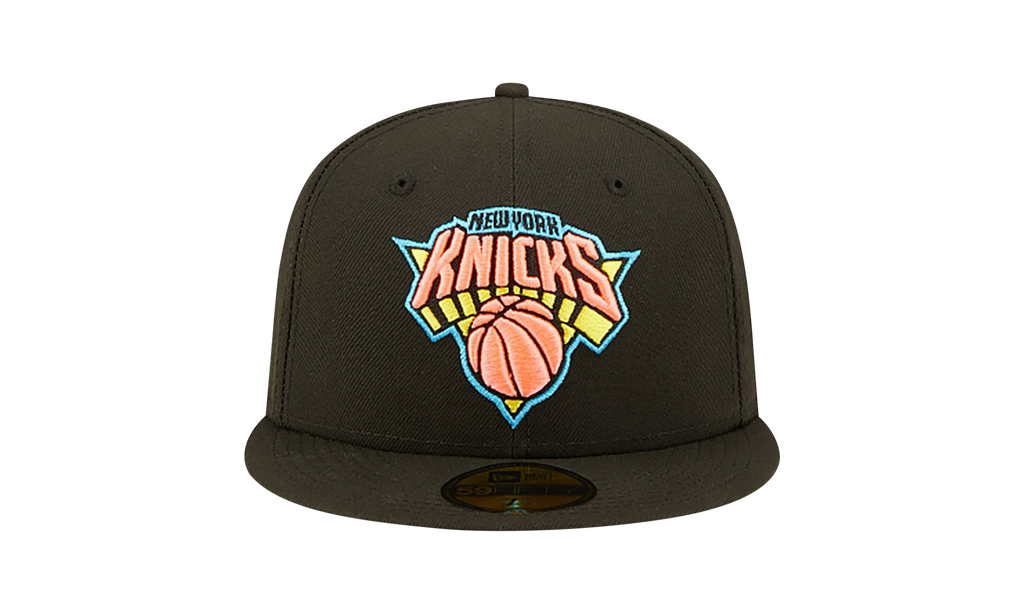 59FIFTY New York Knicks Pink Glow Fitted Hat Black / Pink - Under Brim NE1059