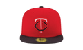 59FIFTY Minnesota Twins Diamond Era Fitted Hat Red / Black - Brim NE579