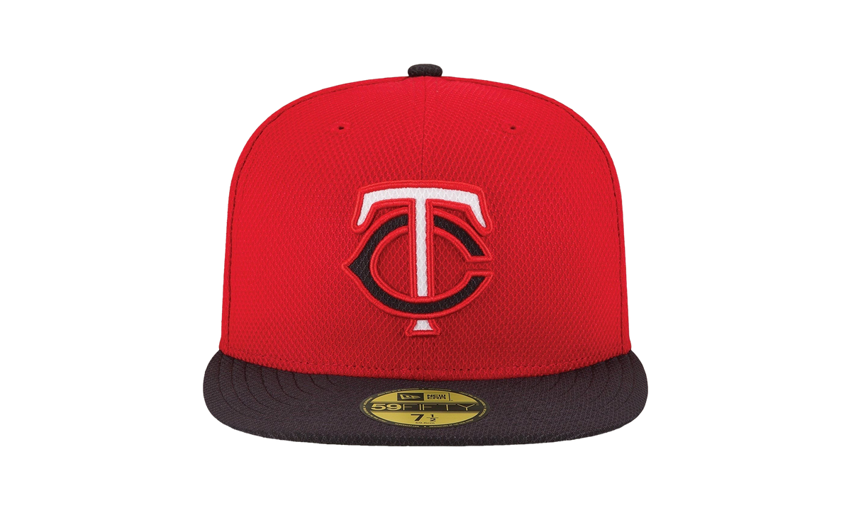 59FIFTY Minnesota Twins Diamond Era Fitted Hat Red / Black - Brim NE579