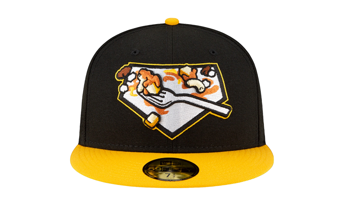 59FIFTY Rochester Red Wings 'Theme Night' Fitted Hat Black / Gold - Brim NE767