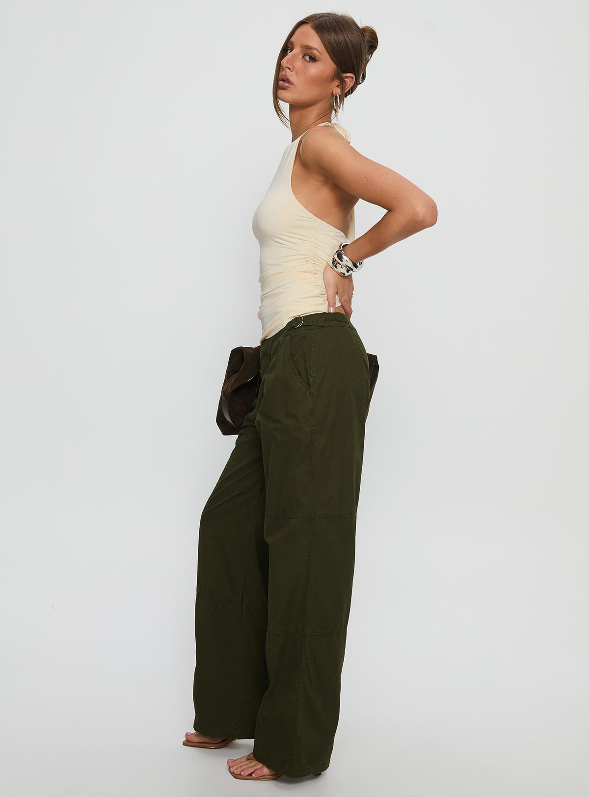 Ravenscroft Cargo Pant Washed Dark Khaki
