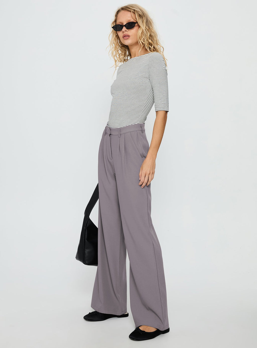 Ambient Wide Leg Pant Grey