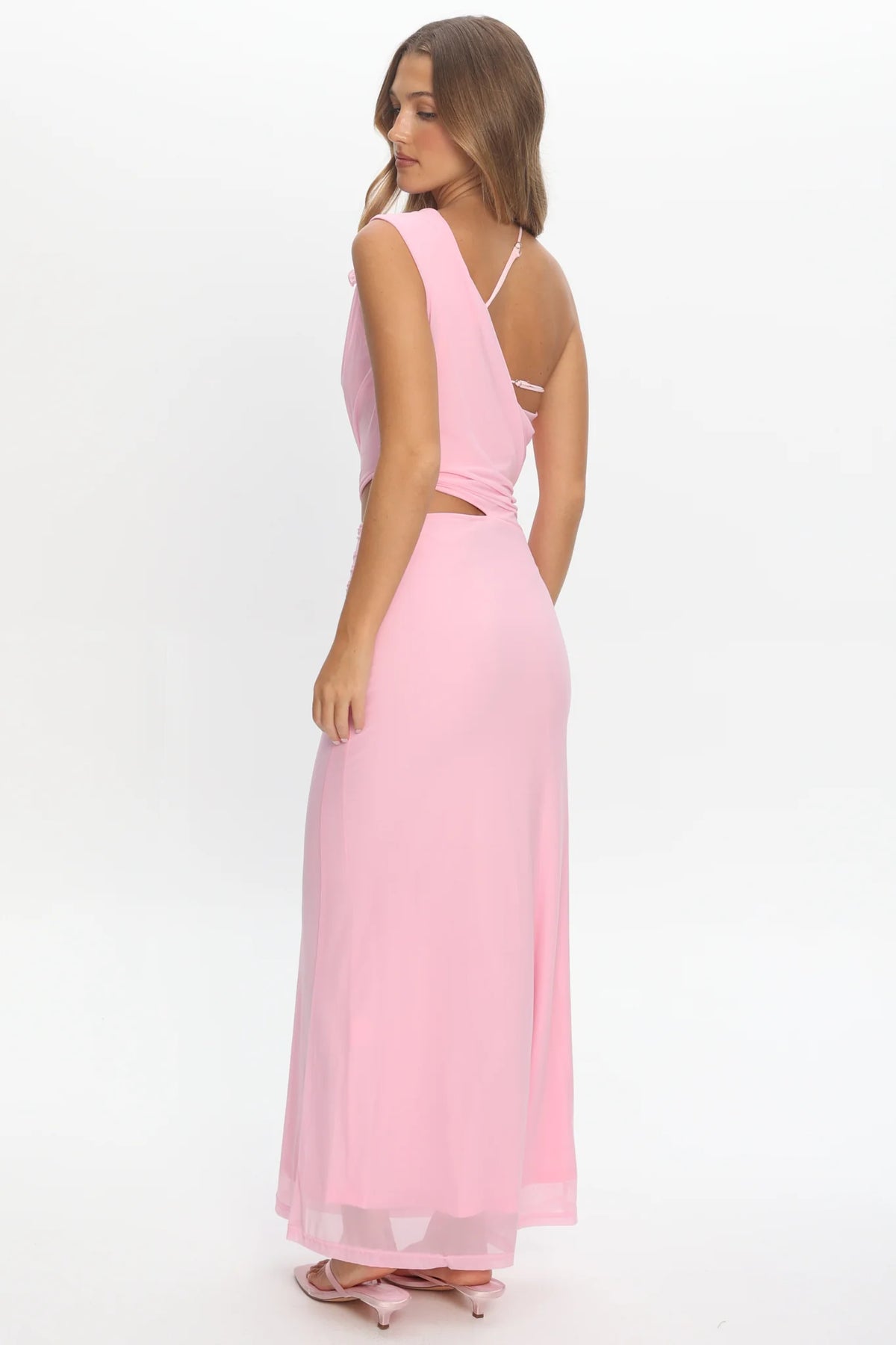 Out Loud Cut-Out Drape Maxi Dress Cheek