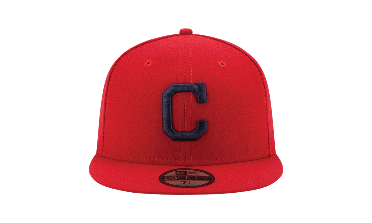 59FIFTY Cleveland Indians On-Field Authentic Collection Fitted Hat Red NE930