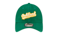 9TWENTY Oakland Athletics Core Classic Distressed Patch Strapback Hat Green NE755