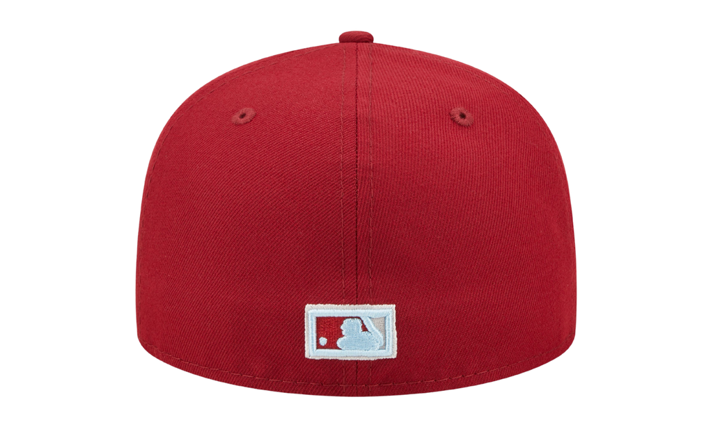 59FIFTY Philadelphia Phillies Cloud Under Fitted Hat Red / Sky Blue Cloud - Under Brim NE814