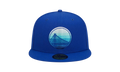 59FIFTY Golden State Warriors Gradient Fitted Hat Royal Blue / Beige - Under Brim NE926