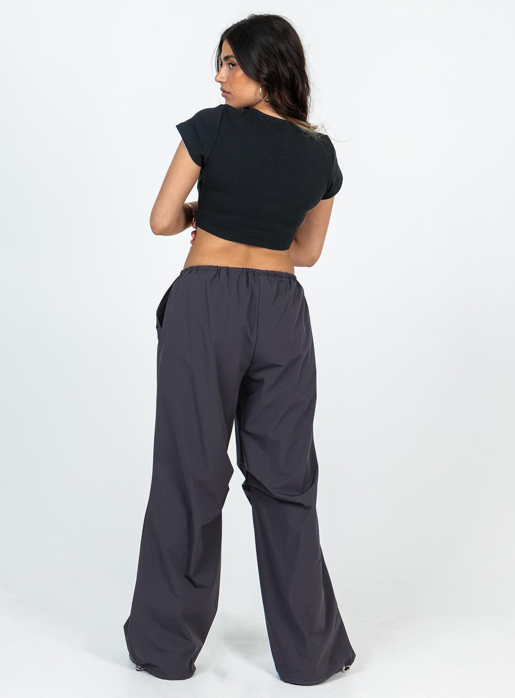 Snow Parachute Pants Slate Petite