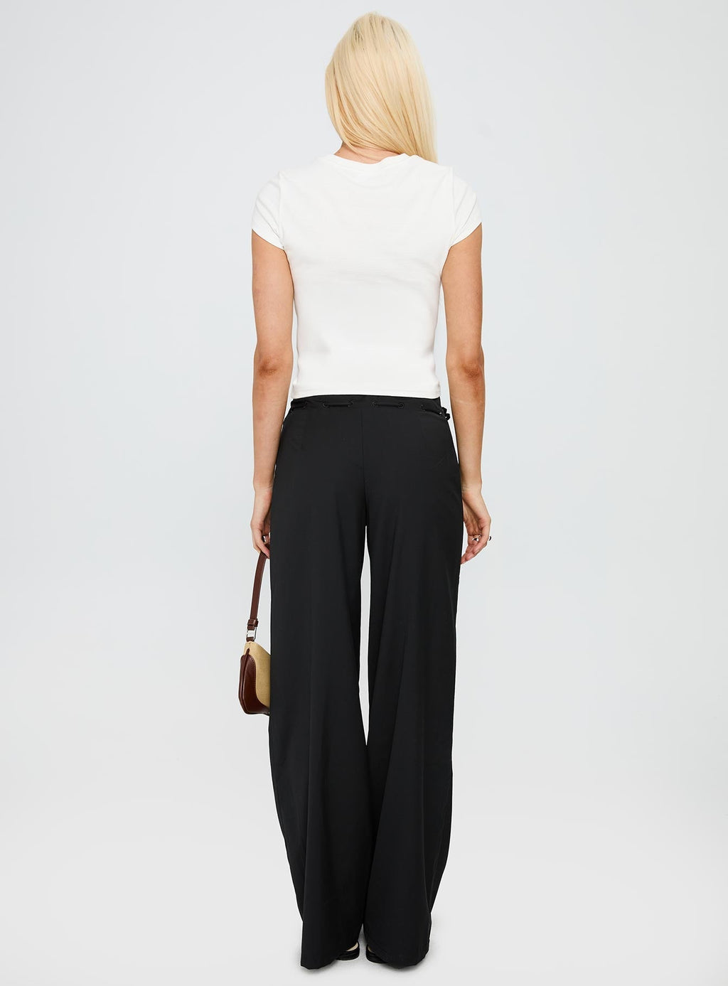 Just Have Fun Wide Leg Pant Black