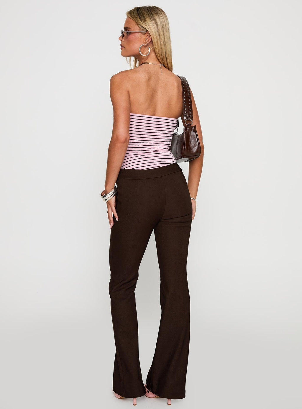 Angel Unknown Flare Pants Chocolate