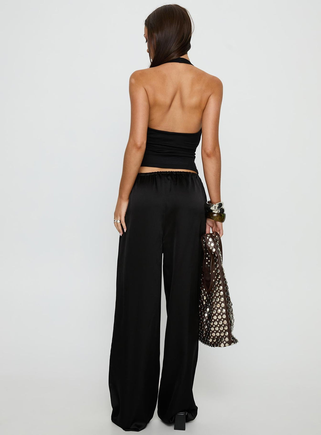 Soulstar Satin Pants Black