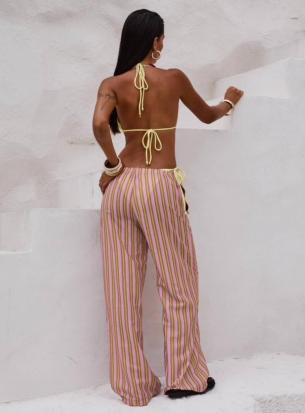 Taja Pants Pink Stripe