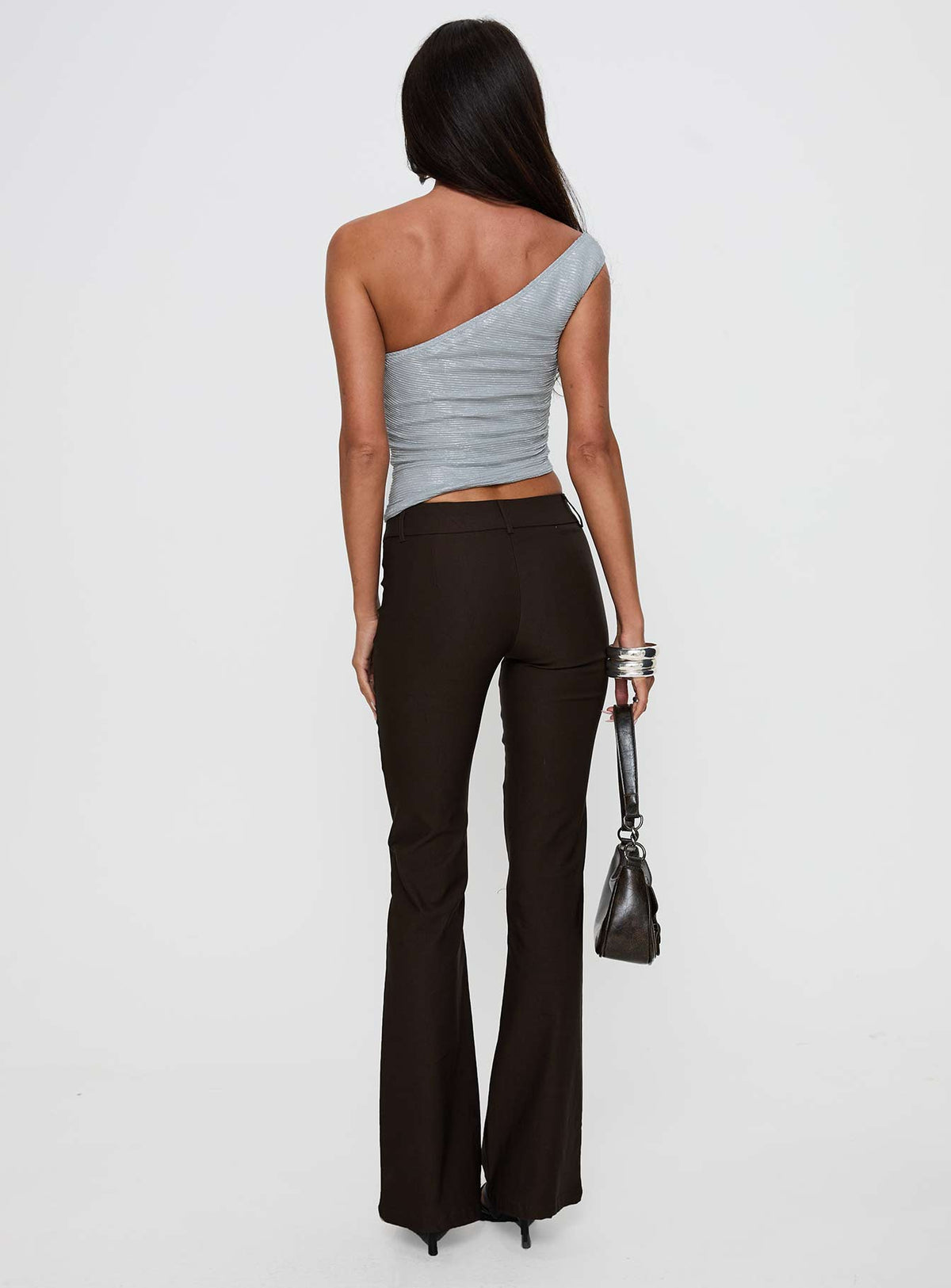 Kinkirk Flared Pants Chocolate Tall