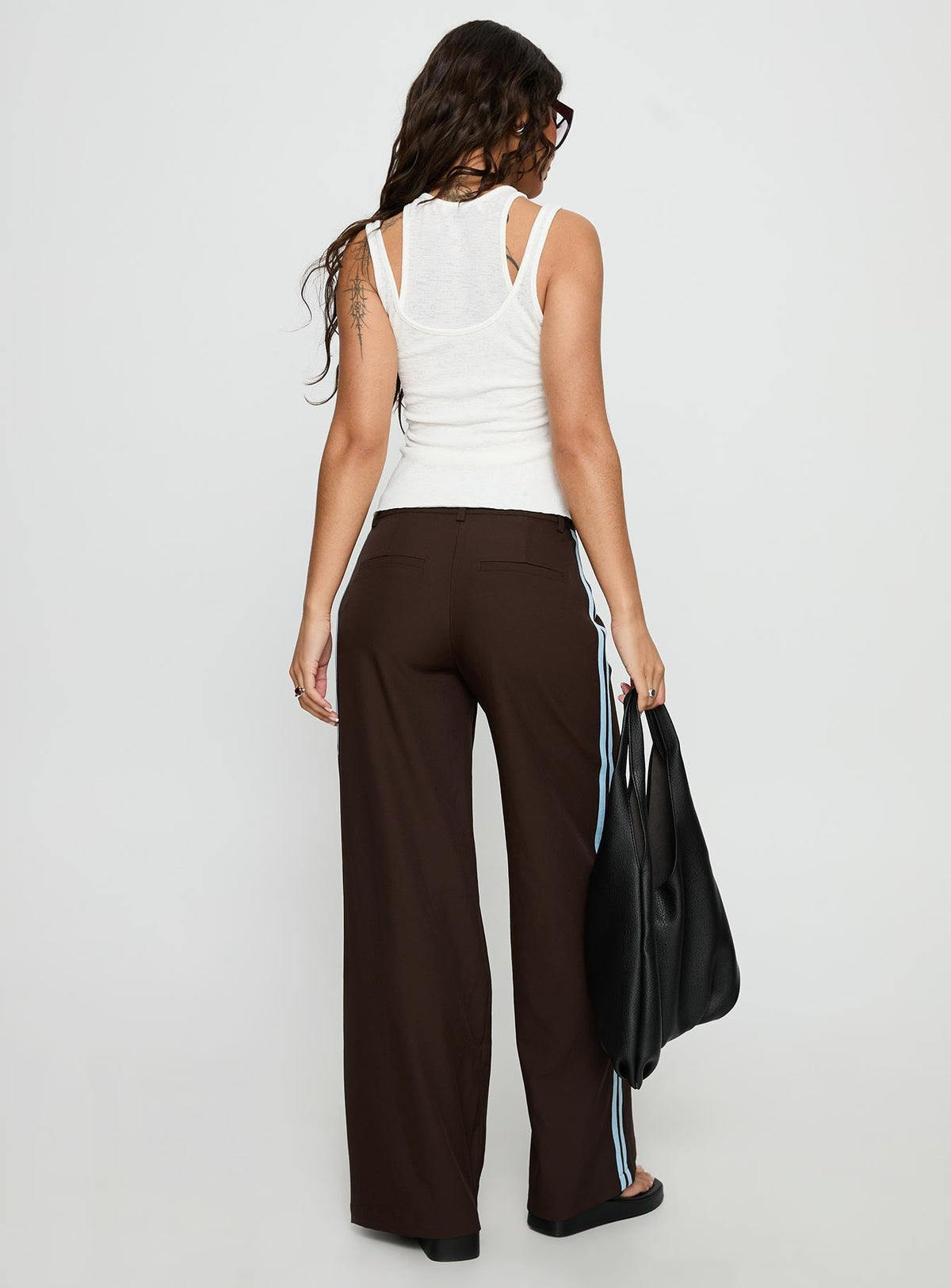 Wendi Tipping Suit Pant Brown / Blue