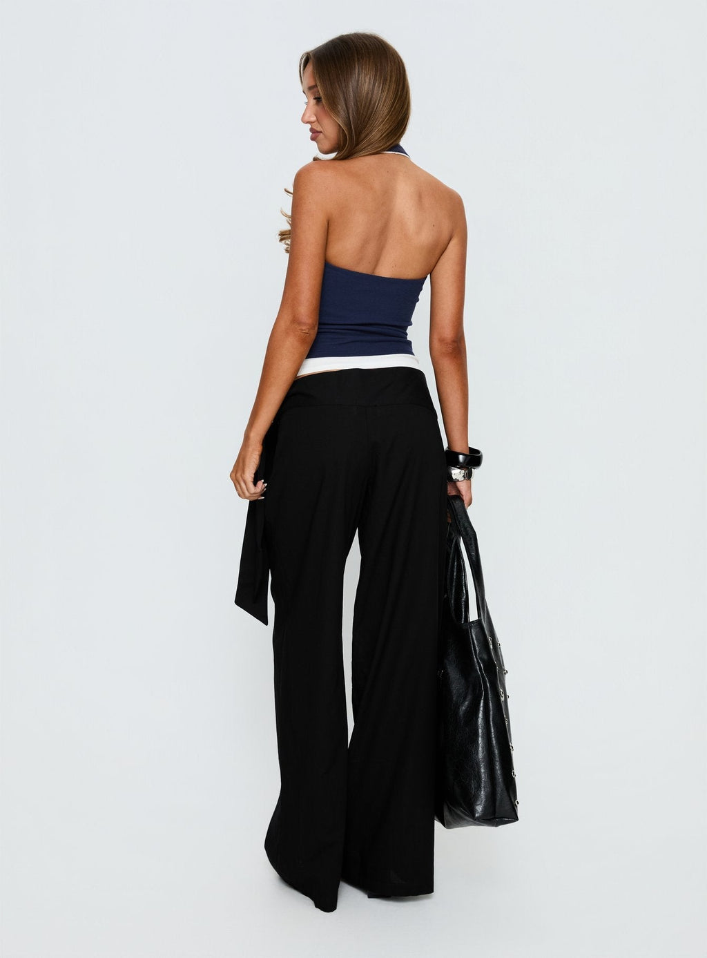 Wave Dancer Tie Pant Black