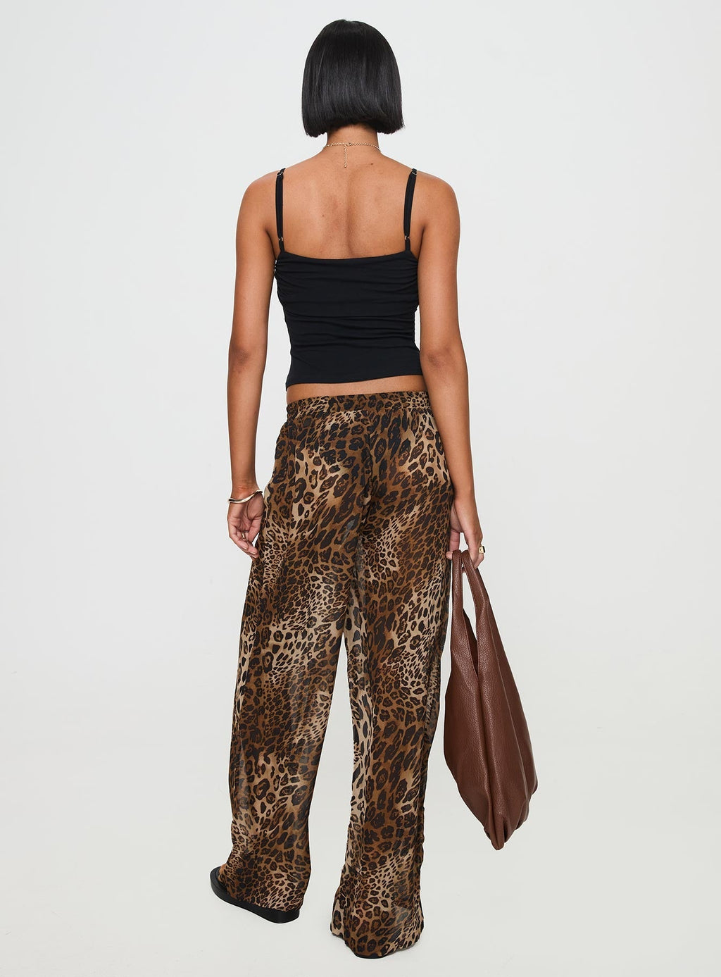 Fyre Wide Leg Pant Leopard