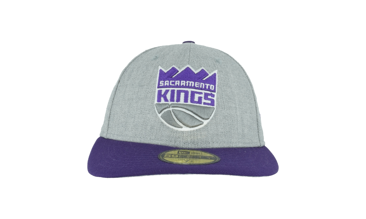 59FIFTY Sacramento Kings Low Profile Authentic Fitted Hat Grey / Purple - Brim / Gray - Under Brim NE951