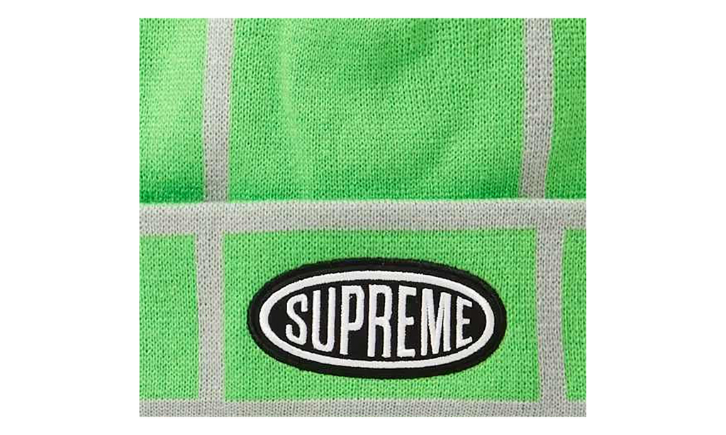 Grid Beanie Lime SU27627
