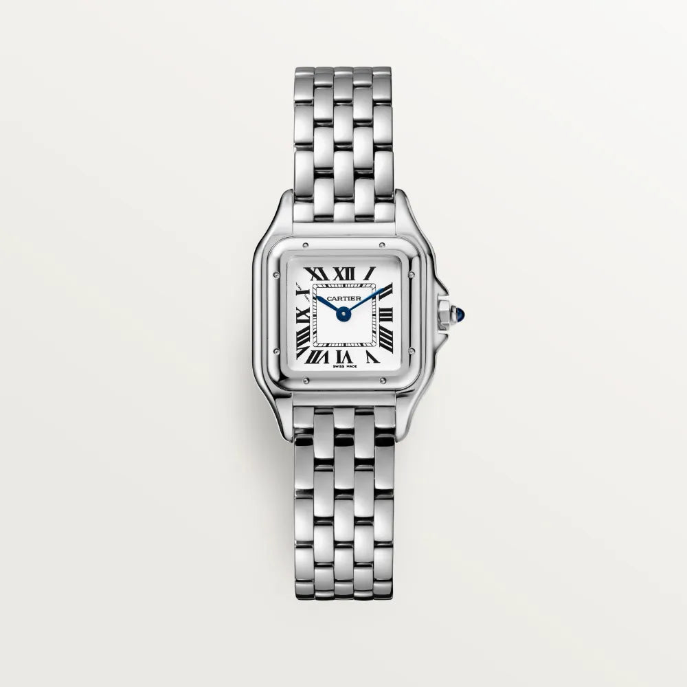 Cartier Cheetah Collection Silver Fashion Small Square Watch #96317
