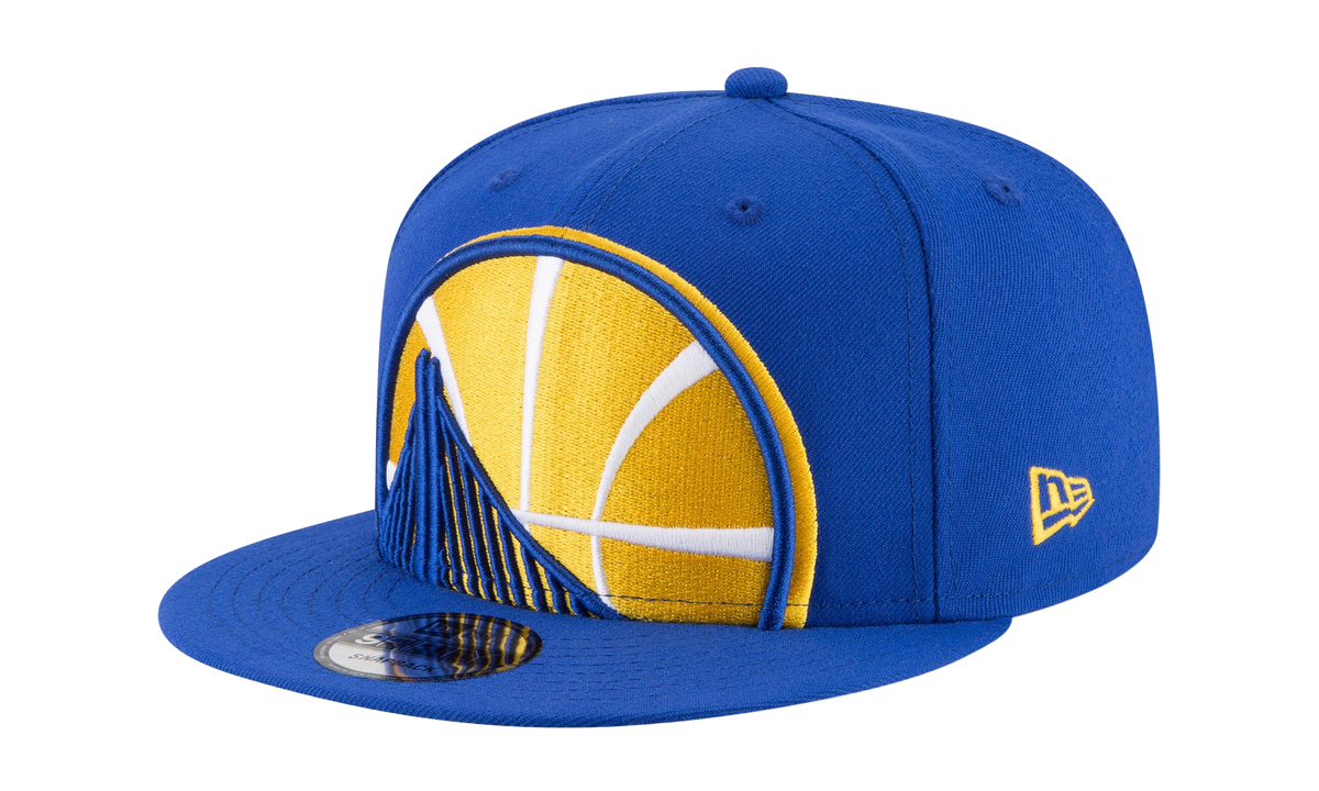 9FIFTY Golden State Warriors Y2K Big Under Snapback Hat Blue NE646