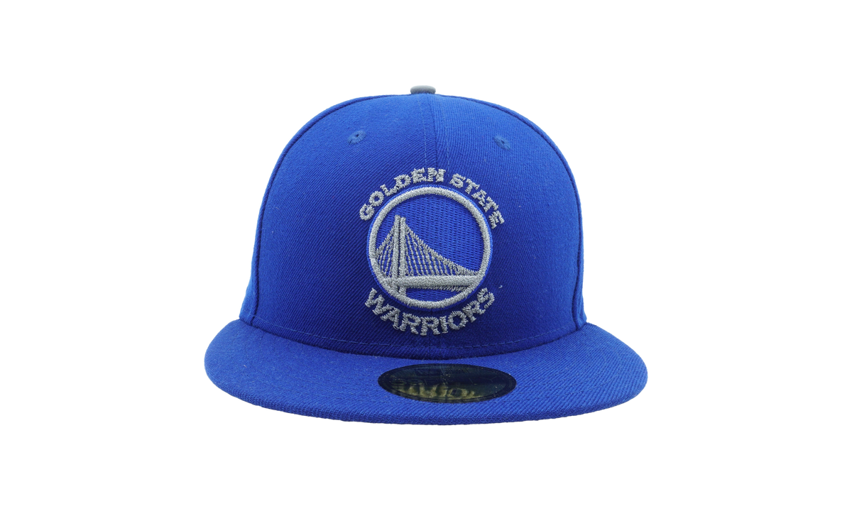 59FIFTY Golden State Warriors Logo Flective Fitted Hat Royal Blue / Grey - Under Brim NE603