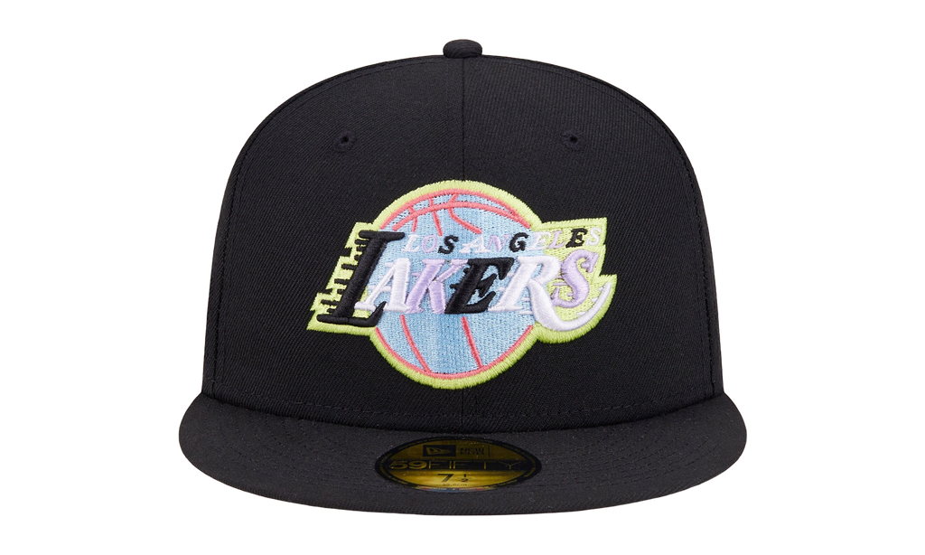 59FIFTY Los Angeles Lakers Color Pack Fitted Hat Black / Gray - Under Brim NE864