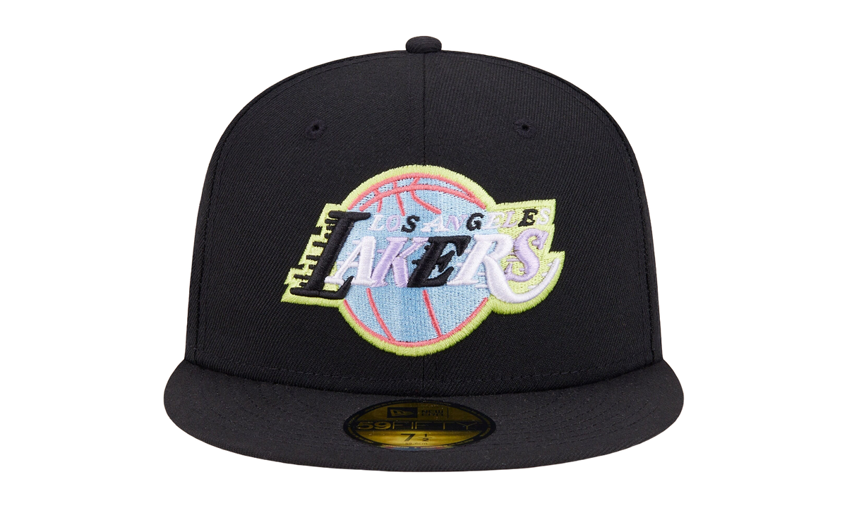 59FIFTY Los Angeles Lakers Color Pack Fitted Hat Black / Gray - Under Brim NE864