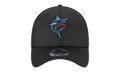 39THIRTY Miami Marlins Clubhouse Flex Fit Hat Black / Gray - Under Brim NE855